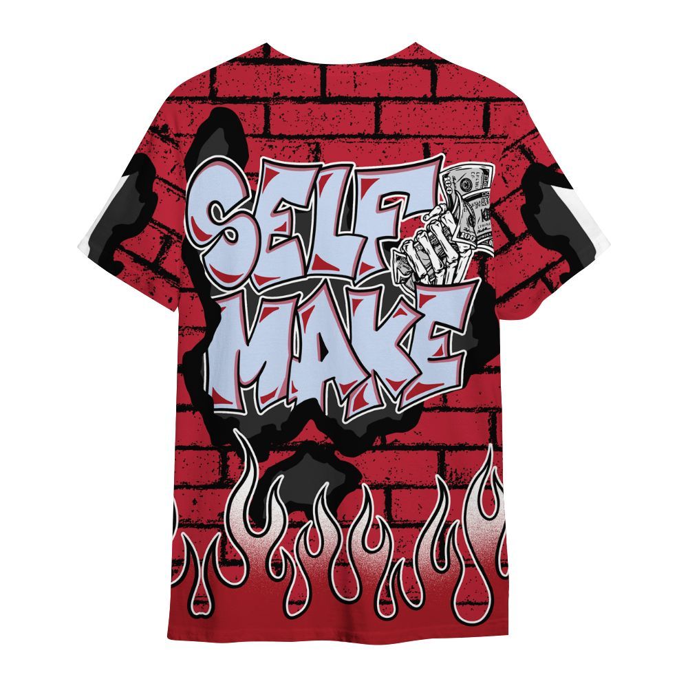 Shirt To Match Toro Bravo 6s - Self Make Skeleton Crashed All Over Print