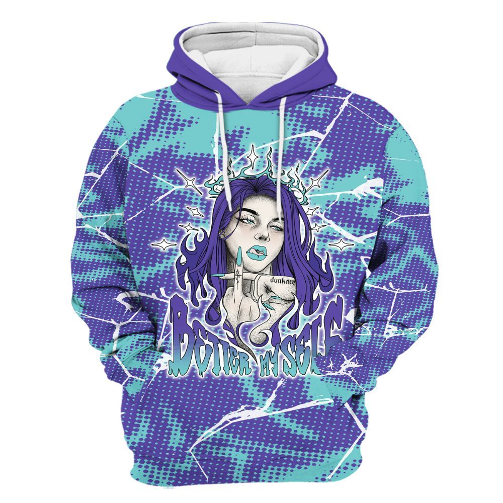 Hoodie To Match Low Hornets 1s - My-Self Crack Unique All Over Print