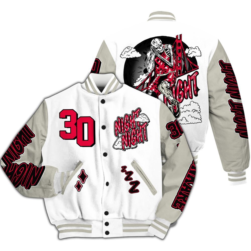 Varsity Jacket To Match Type 39s SOL - Seeya Skeleton All Over Print