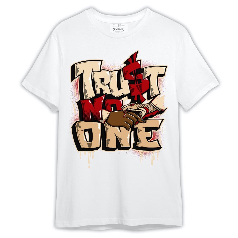 Shirt To Match Dunk Low Strawberry Waffle - Trust No One Drip Shirt Outfit