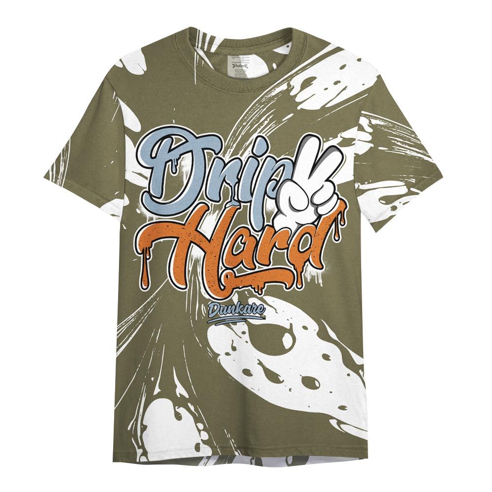 Shirt To Match Olive 5s - Drip 2 Hard Retro Shirt Outfit