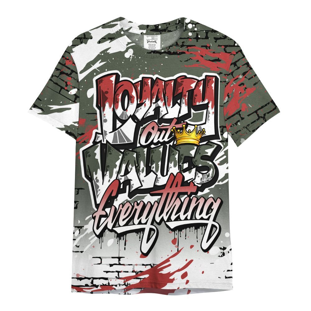 Shirt To Match Air Force 1 Low Year Of The Snake Shirt, Values Of Loyalty Drip All Over Print