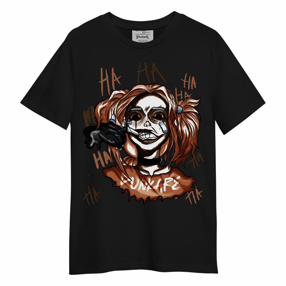 Shirt To Match Air Foamposite Metallic Copper - Bad Girl HAHA Unisex Shirt