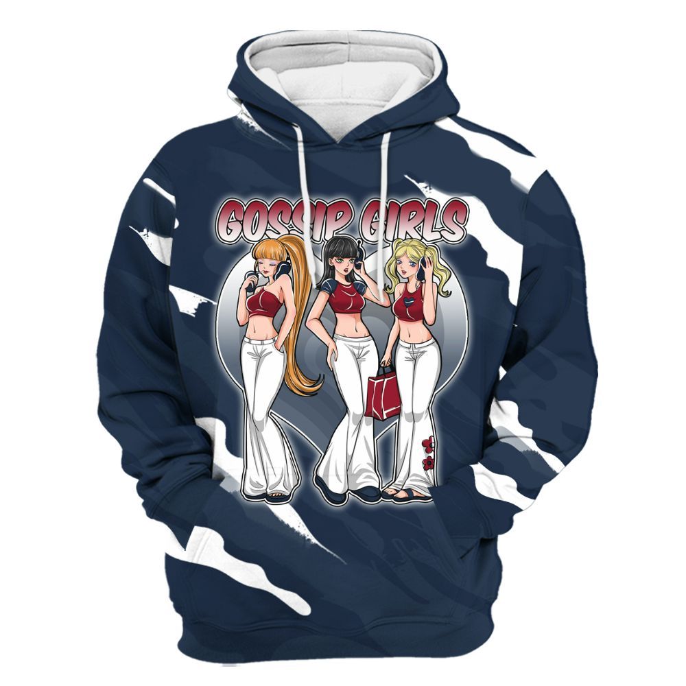 Hoodie To Match Retro Olympic 6s - Gossip'Girls All Over Print