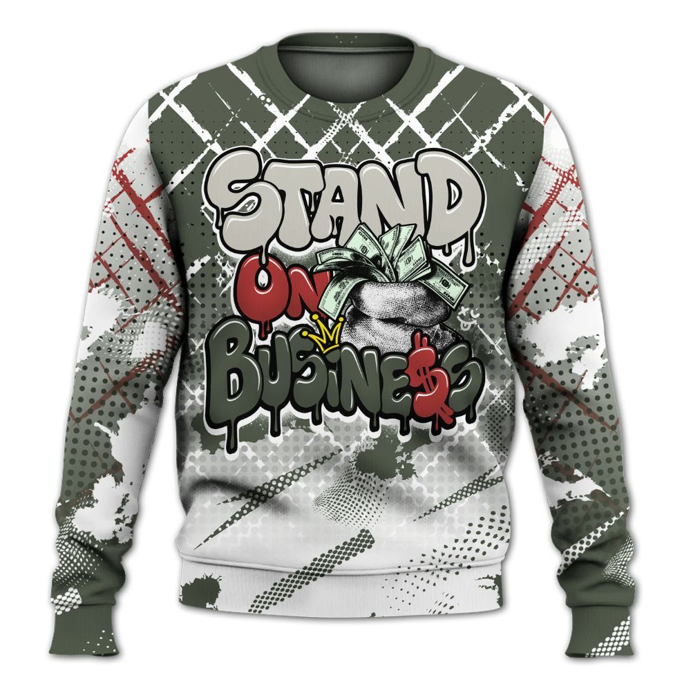 Sweatshirt To Match Air Force 1 Low Year Of The Snake Shirt, Halftone Stand Business Dripping All Over Print