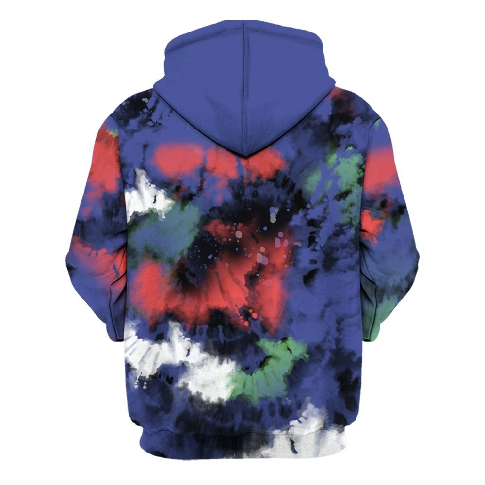 Hoodie To Match KD 4 Nerf - God Blessed Tie Dye All Over Print