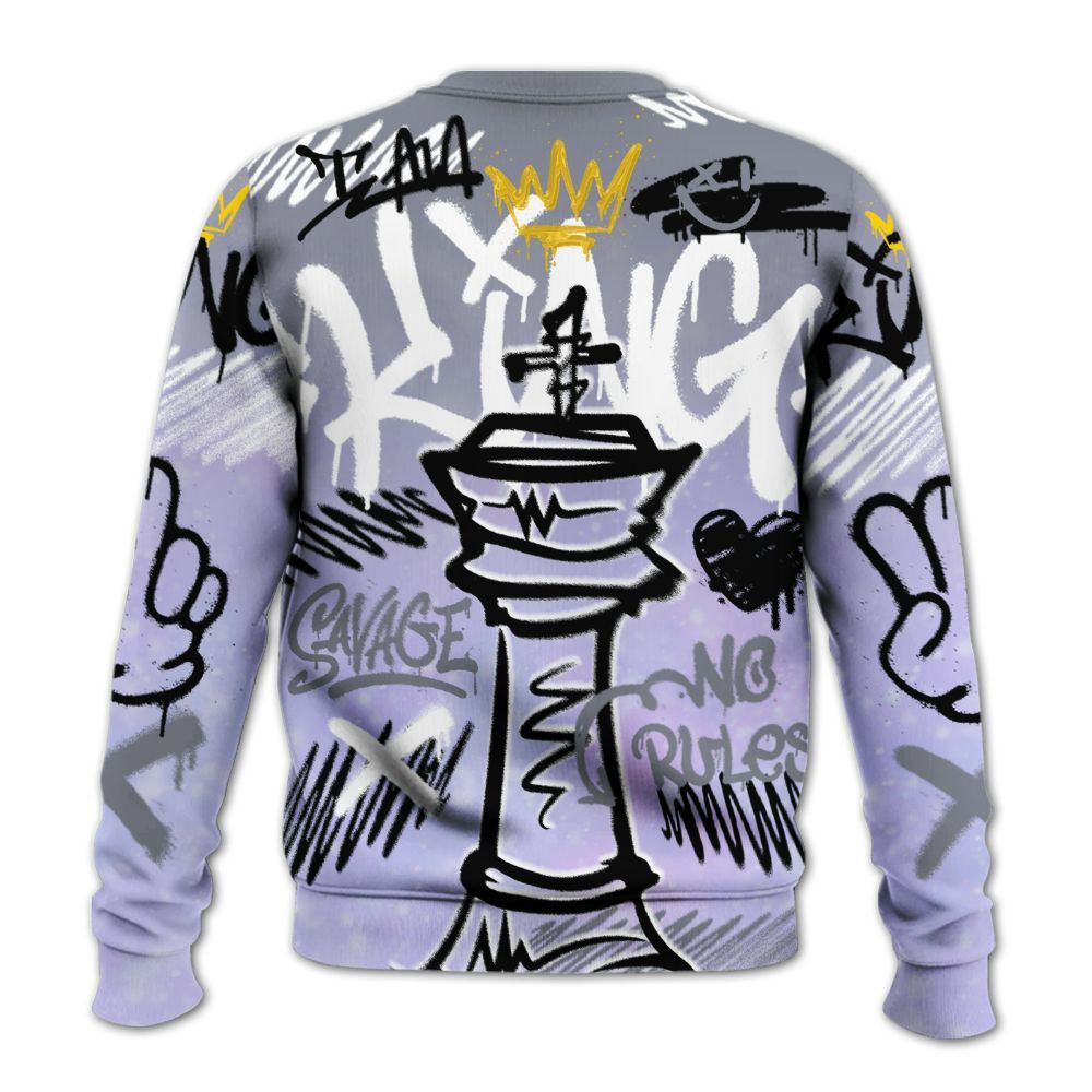 Sweatshirt To Match Zen Master 4s - Street King Chess Streetwear All Over Print