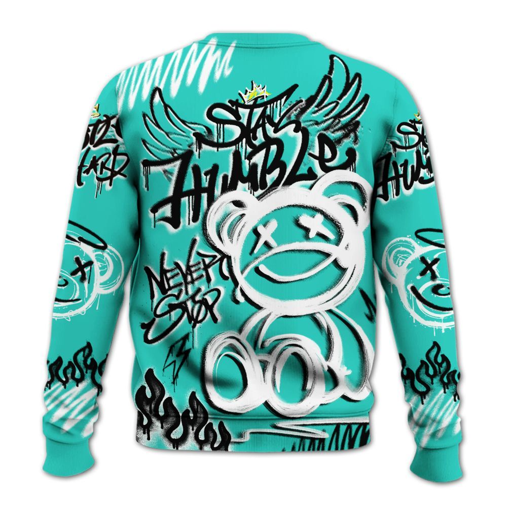 Sweatshirt To Match Dunk Low Clear Jade - Humble Drip Streetwear Graffity All Over Print