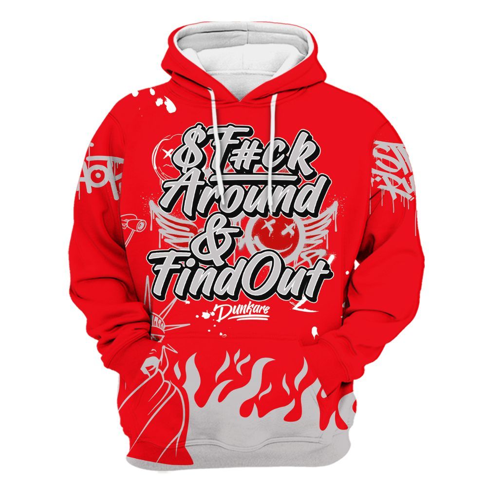 Hoodie To Match Air Max 1 Low Poly - Graphic Fck Around Find Out All Over Print