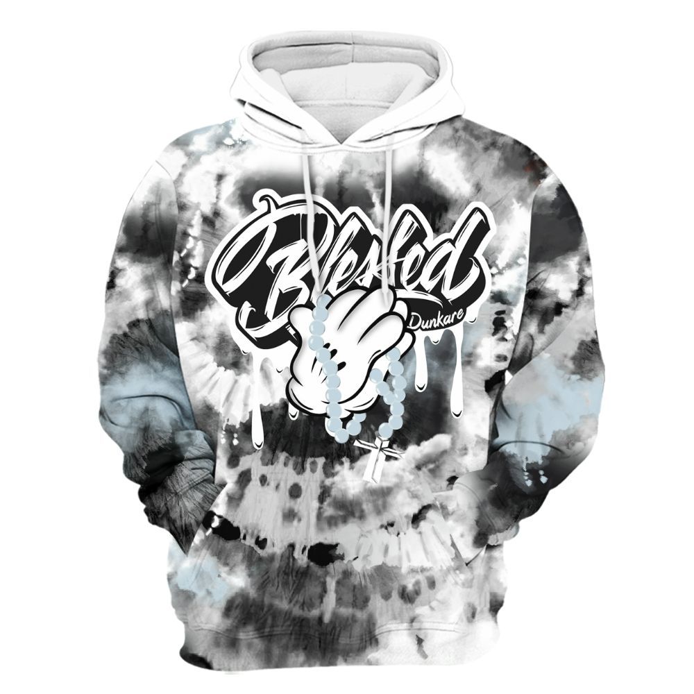 Hoodie To Match Kobe 9 Protro Halo - God Blessed Tie Dye All Over Print