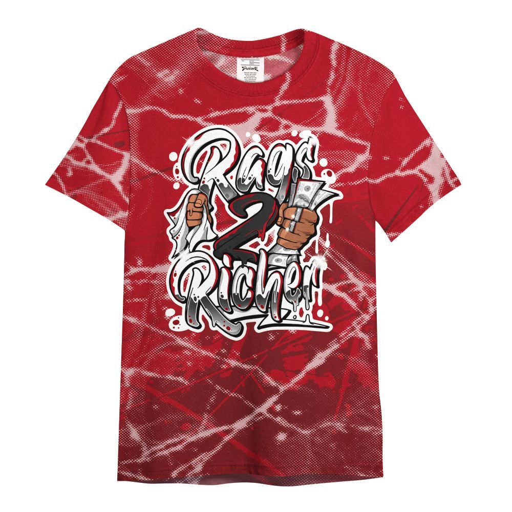 Shirt To Match Bred Velvet 11s - Rag 2 Rich Graphic All Over Print