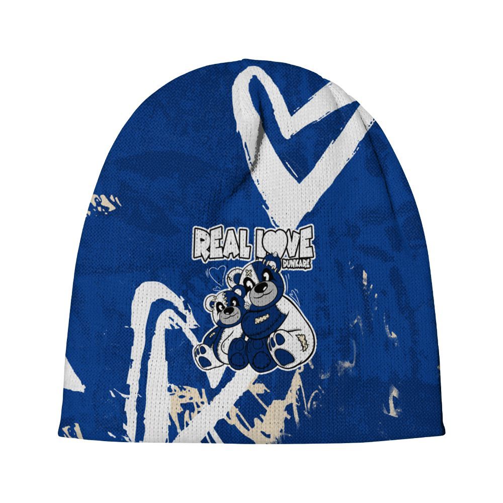 Beanie Hat To Match Low Game Royal 1s - Sincere Fondness Bear Graphic