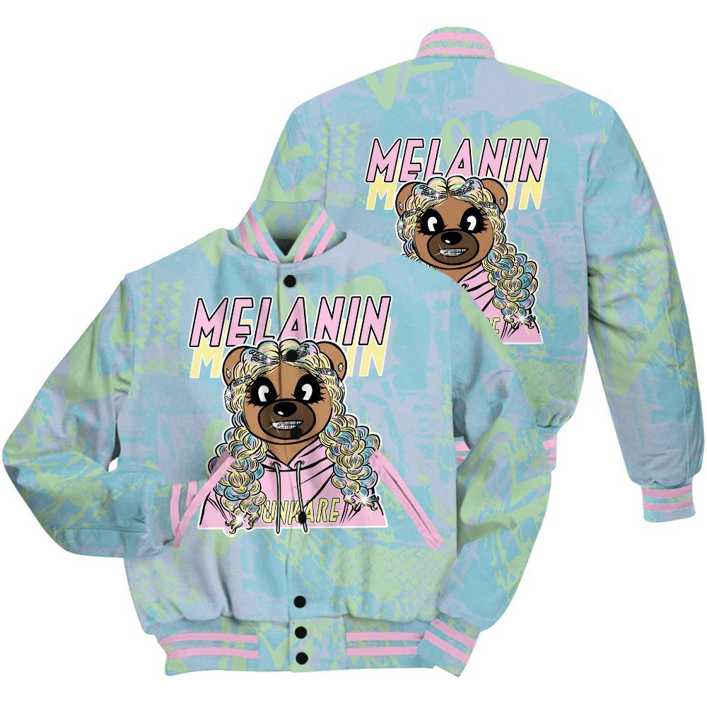 Varsity Jacket To Match SB Dunk Low Visty Shirt - Pigments Bear Heart Grunge All Over Print