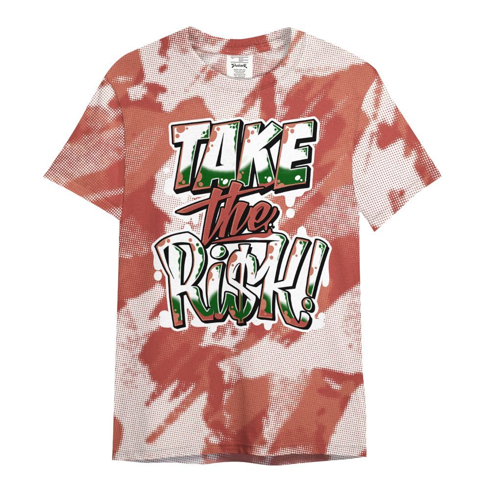 Shirt To Match Dune Red 13s - Take Risks Abstract All Over Print