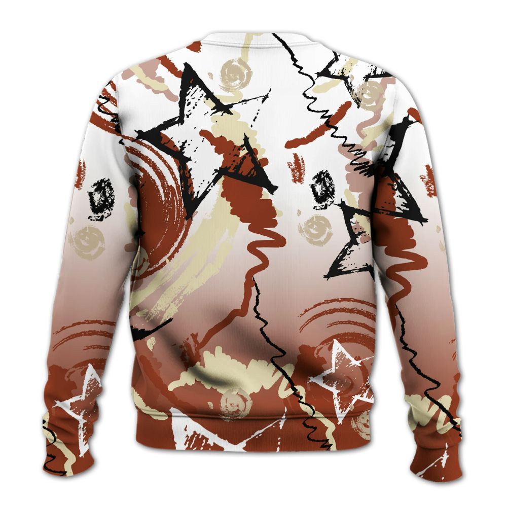 Sweatshirt To Match Retro Eastside Golf 12s - Grind Shine Later Drip All Over Print