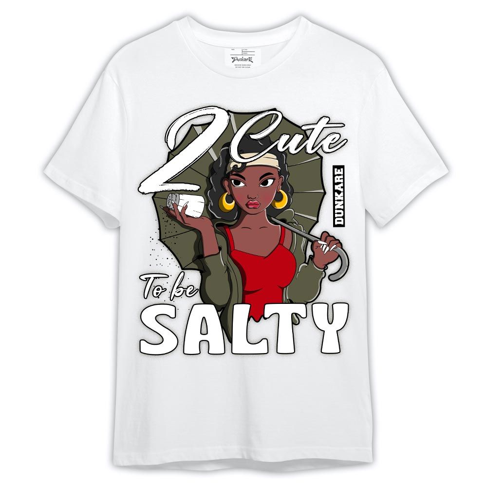 Shirt To Match Low OG Medium Olive 1s - 2 Cute To Be Salty Shirt Outfit