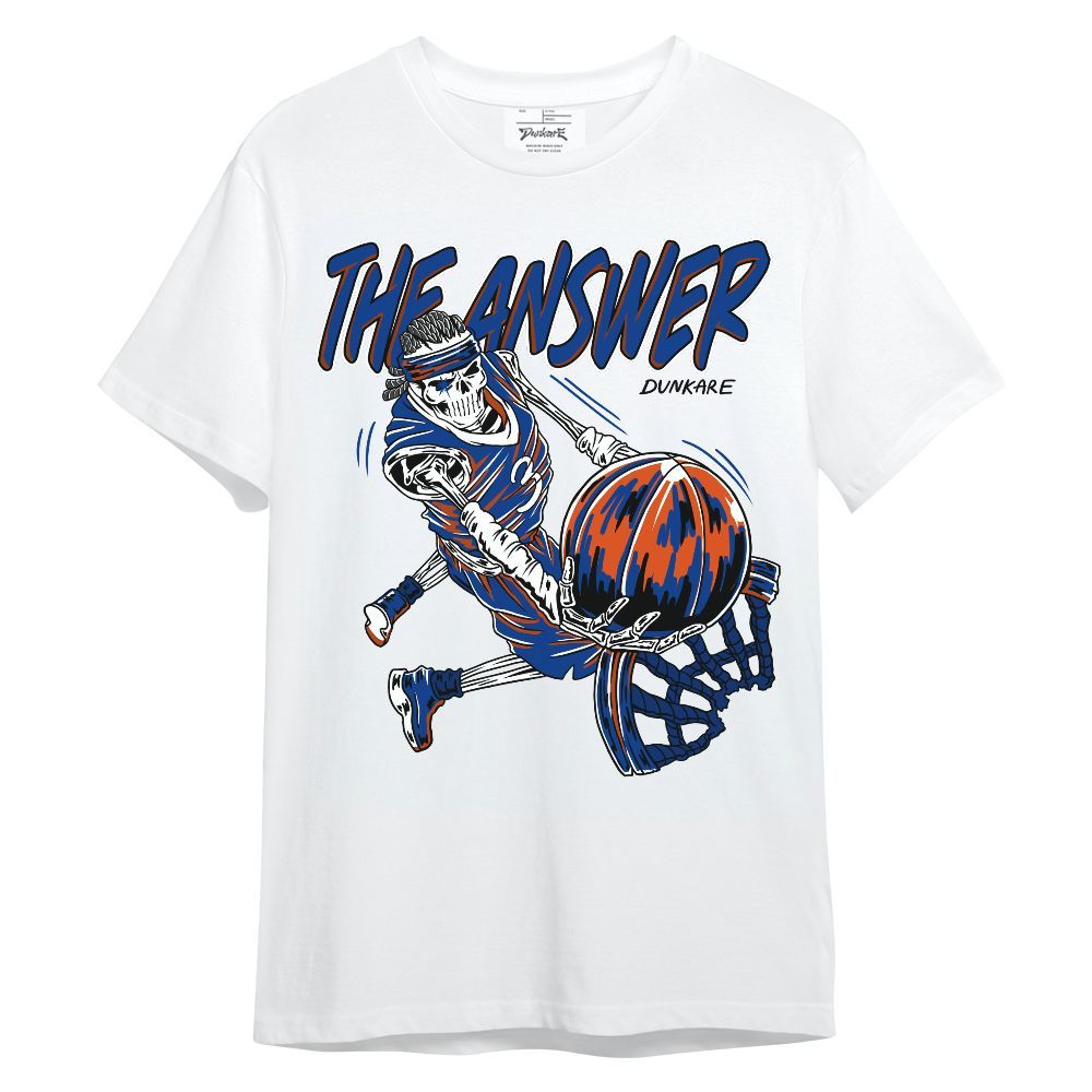 Shirt To Match Mid Knicks 1s - The Answer Skeleton Unisex Shirt