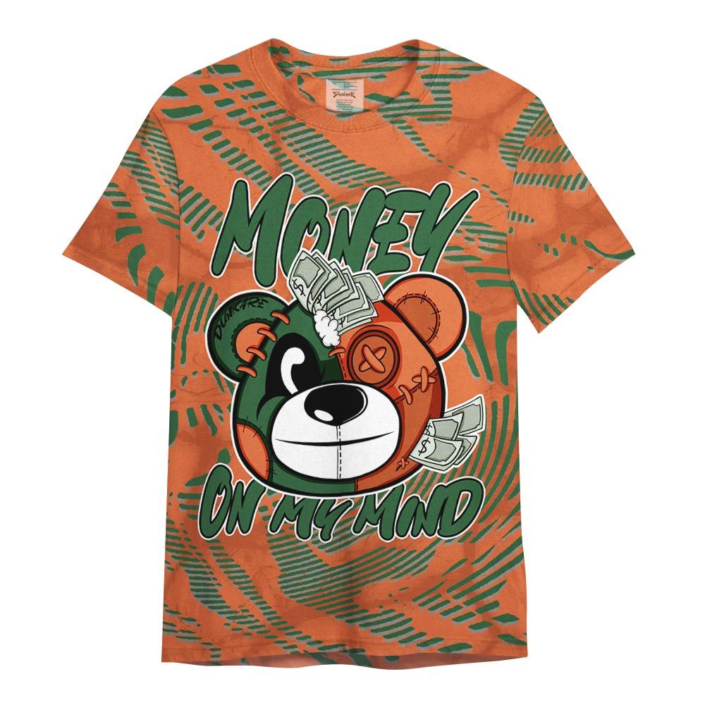 Shirt To Match Low Miami 5s - Money On My Mind Bear Fume Shirt Unisex