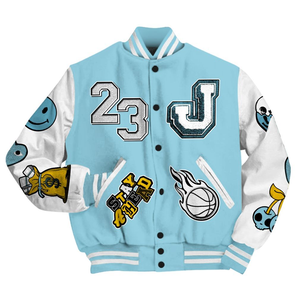 Varsity Jacket To Match Dunk High Homer Simpson - Hustles Money Number 23 All Over Print