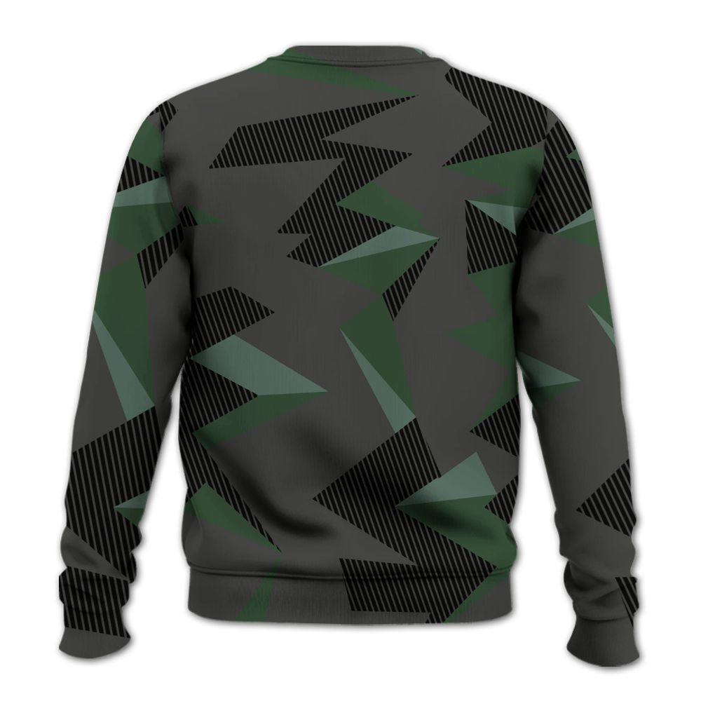 Sweatshirt To Match Dunk Low Skateboards Black - Geometric Camouflage Pattern All Over Print