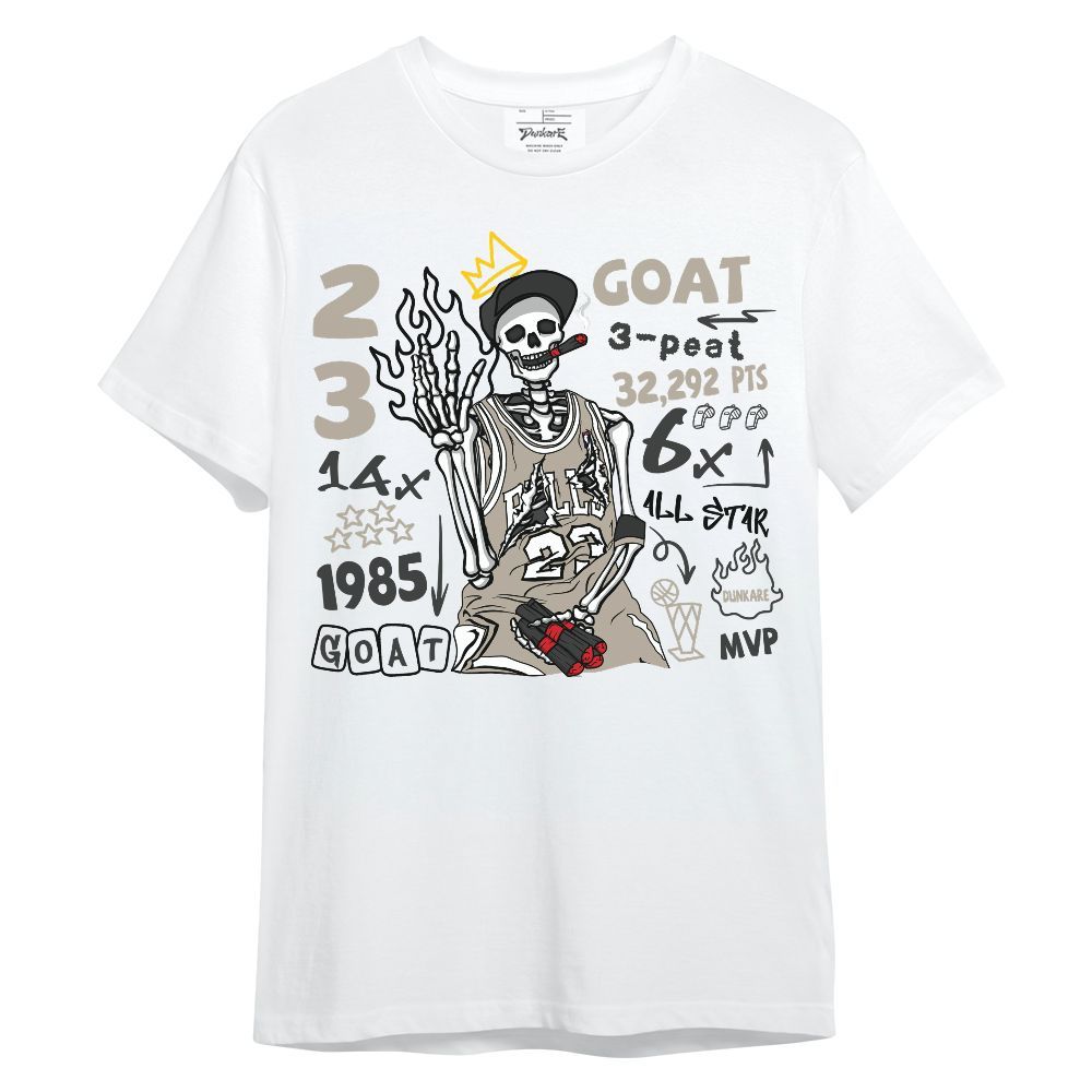 Shirt To Match RM Light Bone 4s - Number 23 G.0.A.T Streetwear Unisex Shirt