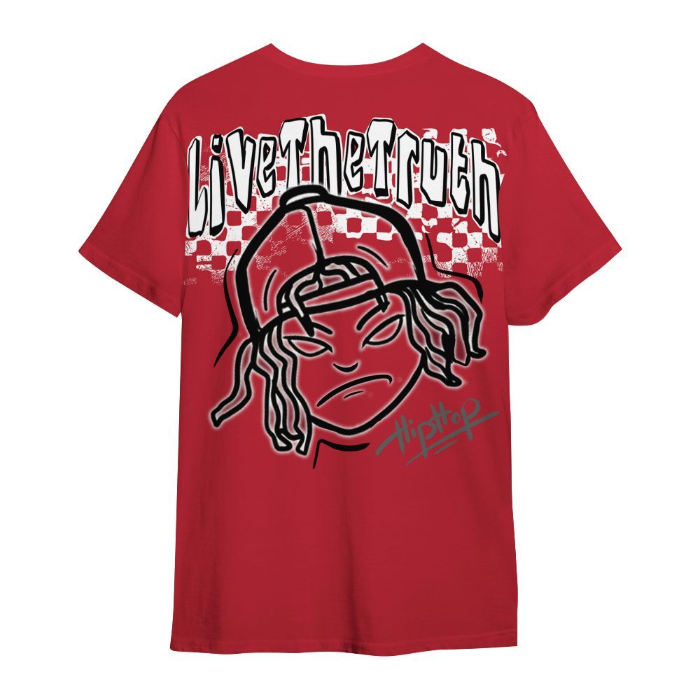 Shirt To Match Red Flint 13s - Feel Life Street Style All Over Print