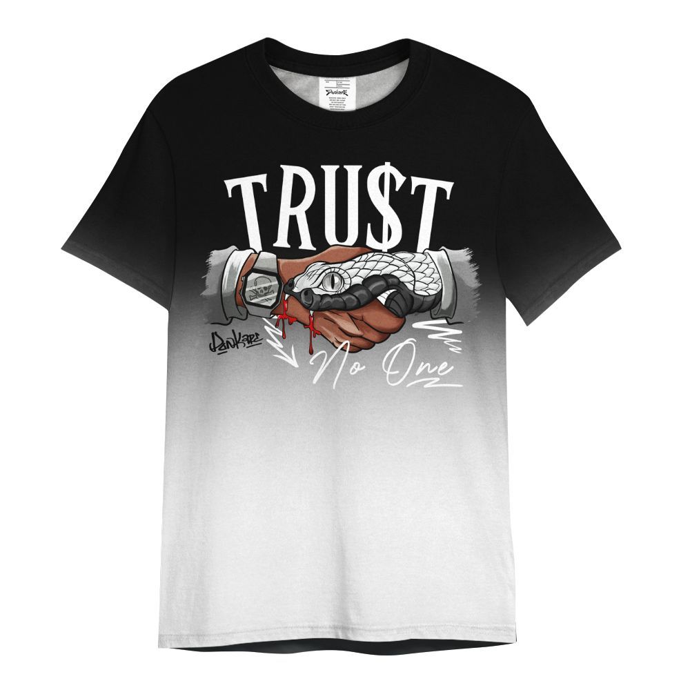 Shirt To Match OG Steel Grey 10s - Trust No One Drip All Over Print