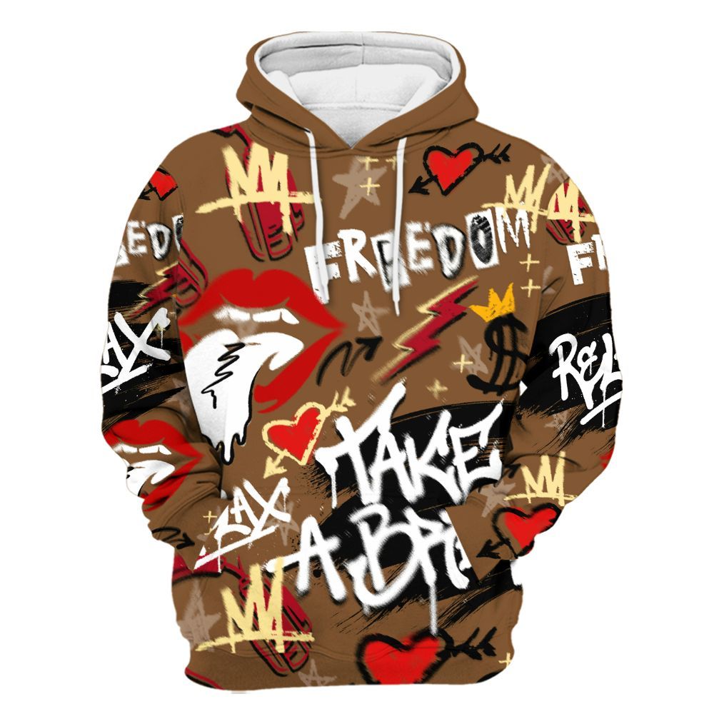 Hoodie To Match Air Max 90 Escape - Take Break Freedom Graffiti Streetwear All Over Print