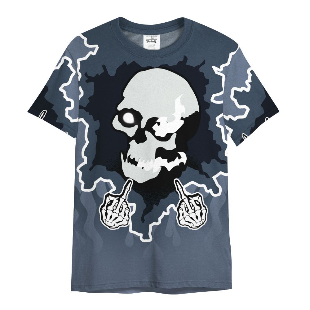 Shirt To Match Low Diffused Blue 11s - F Around Find Out Graphic Trapped All Over Print