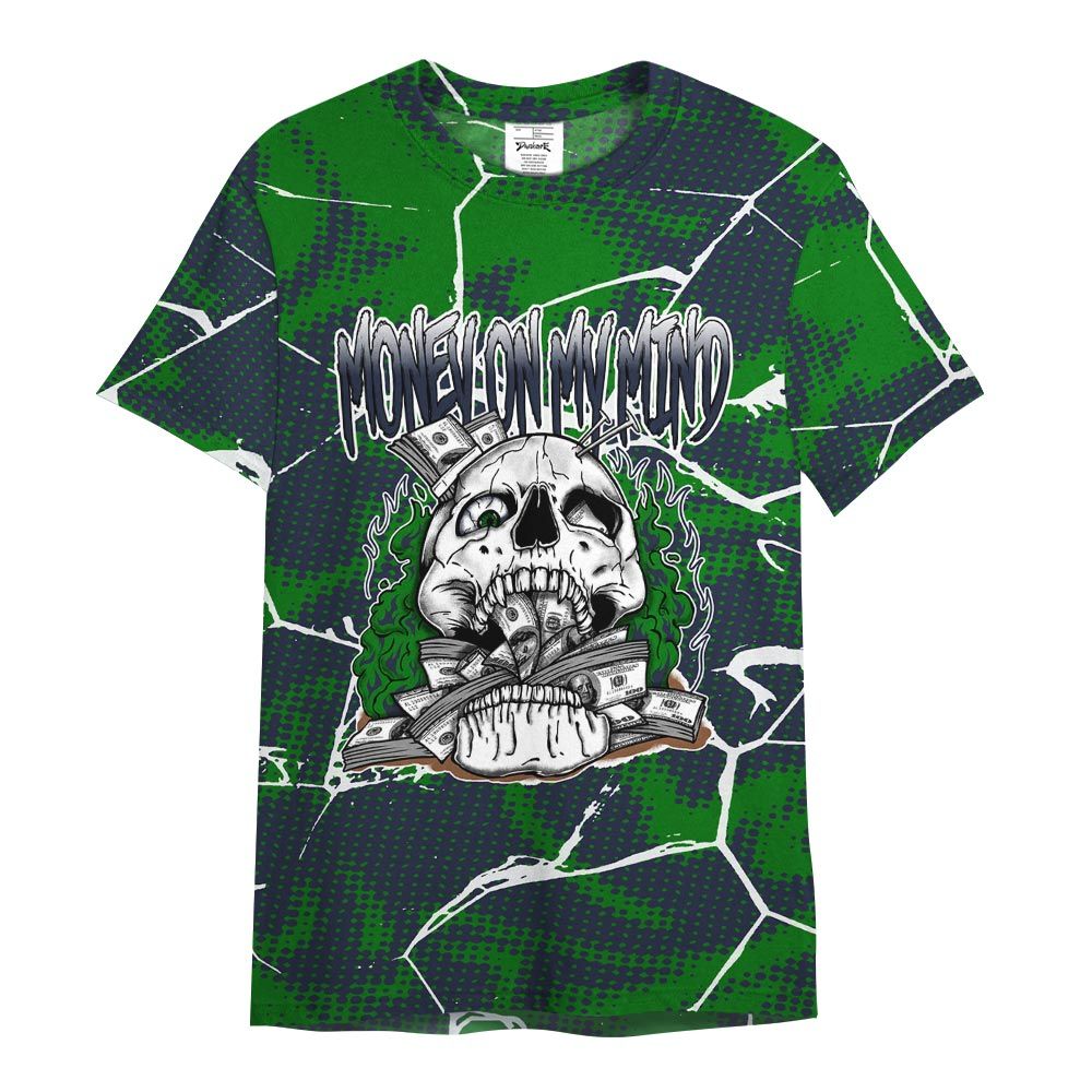 Shirt To Match Midnight Navy 13s - MOMM Skeleton Crack Shirt Unisex