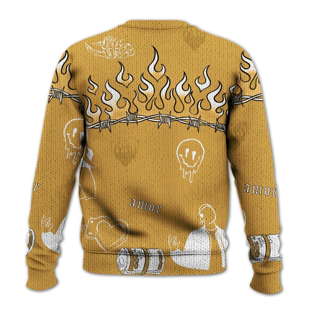 Knitted Sweater To Match Low OG Rookie Of The Year 1s - Snake Trust No One