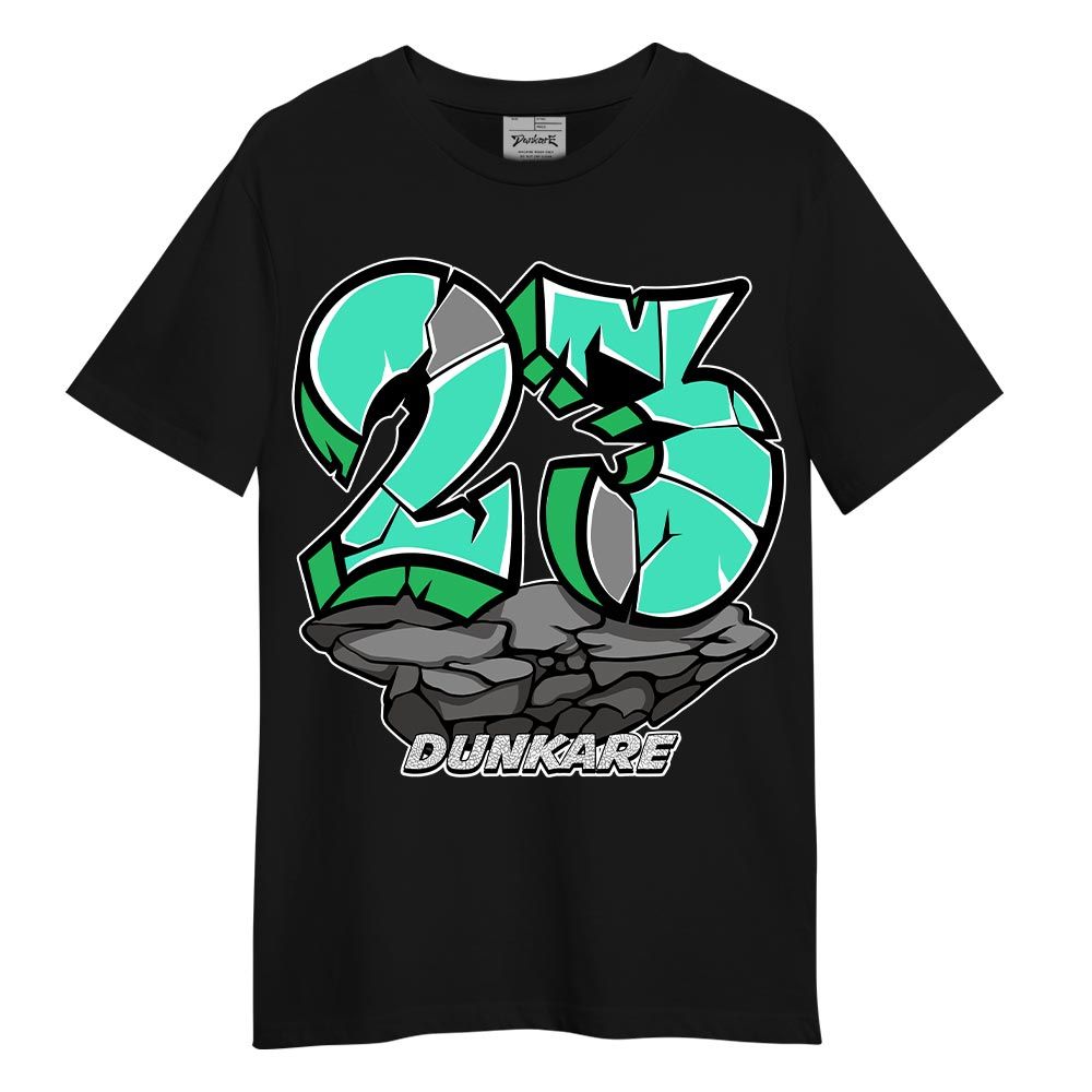 Shirt To Match Black Green Glow 3s T-- Cracked 23 Graffiti T-Shirt Unisex