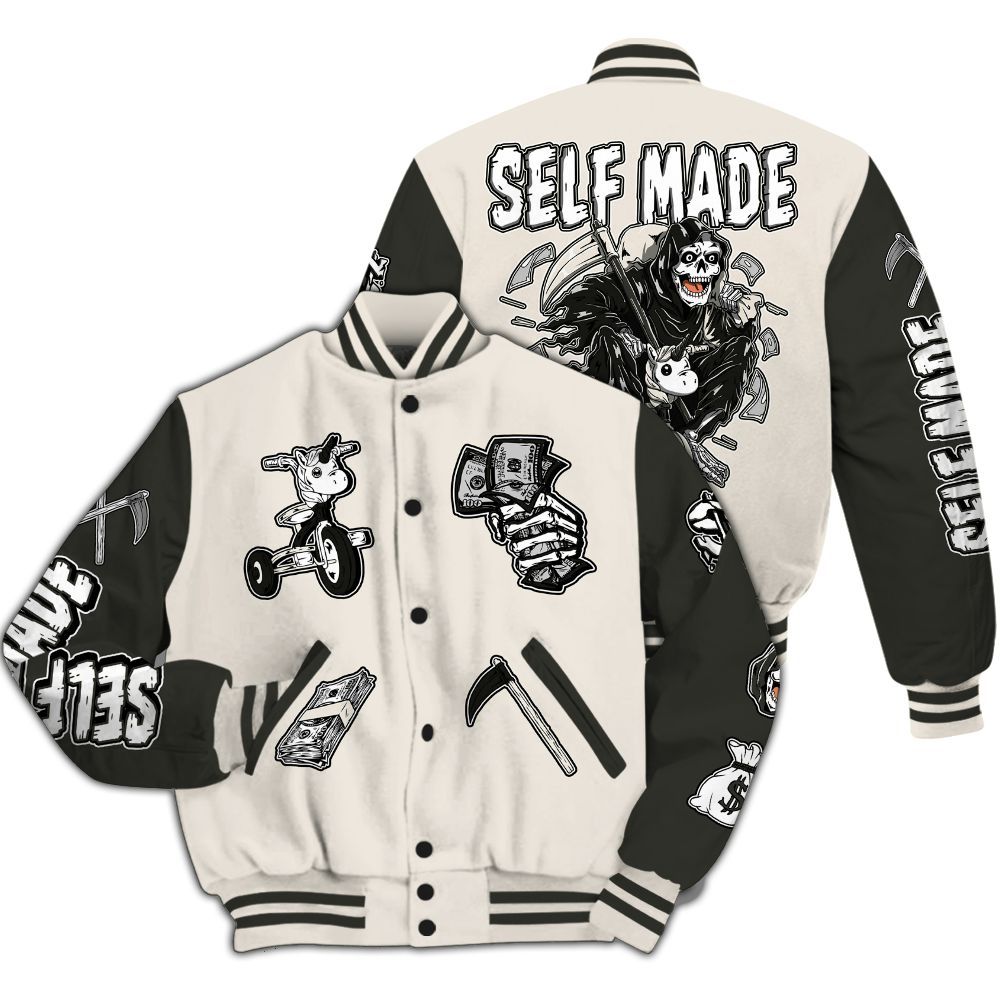 Varsity Jacket To Match Air Max Plus Moonlight Swarovski - Self Make Skeleton All Over Print