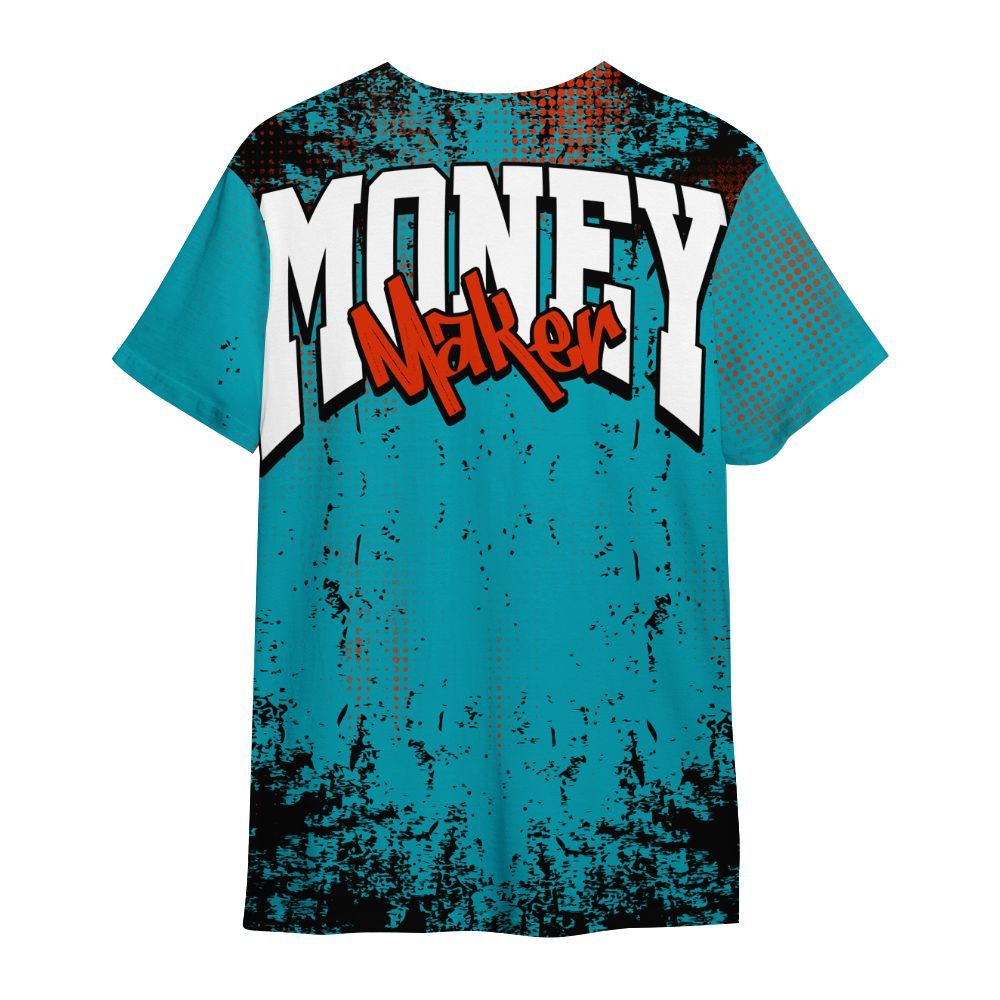 Shirt To Match Dunk Low KD 17 N7 - Move In Silence Money Street Retro All Over Print