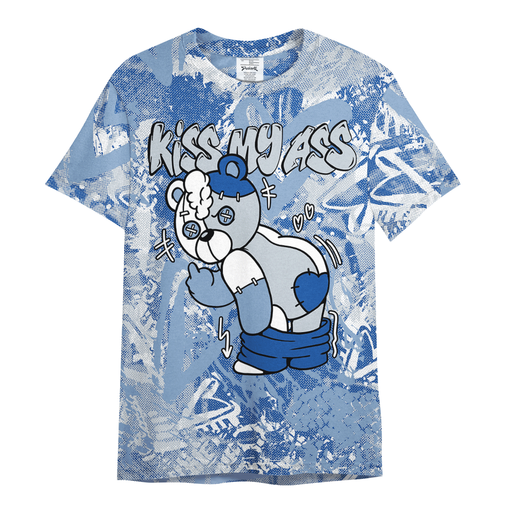 Shirt To Match Low Space Royal 11s - Kiss My Hugz Heart Grunge Graphics Shirt Unisex