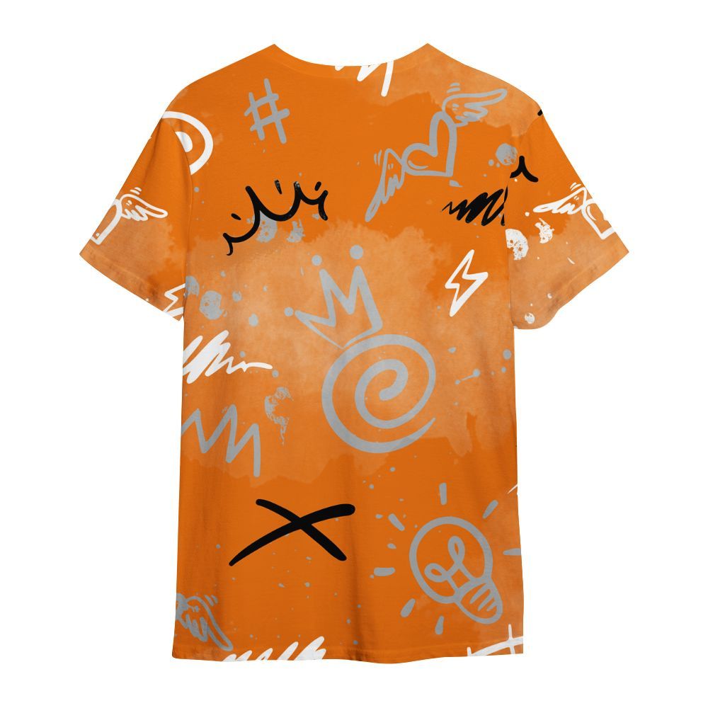 Shirt To Match Orange Citrus 3s - Drip Been Di2ferent All Over Print