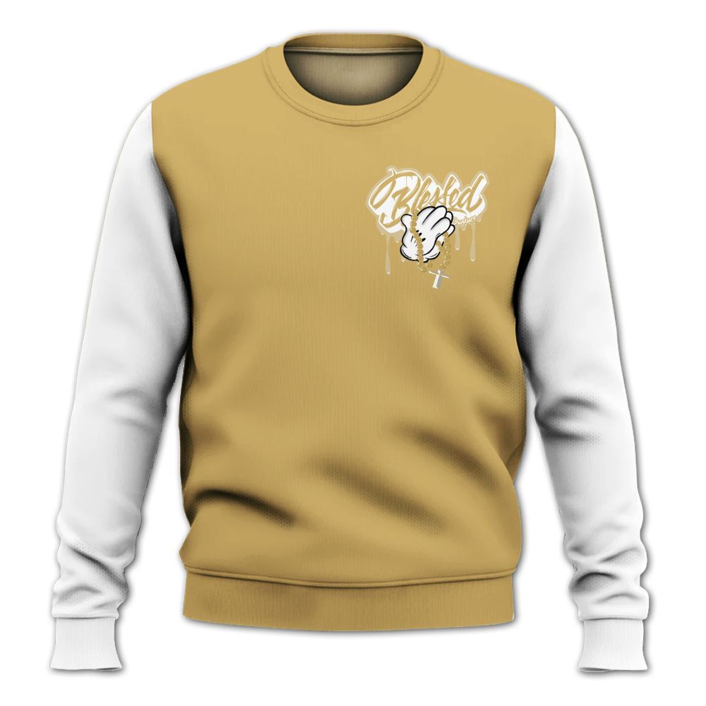 Sweatshirt To Match Craft Paris 6s - Custom Name God Blessed Drip All Over Print