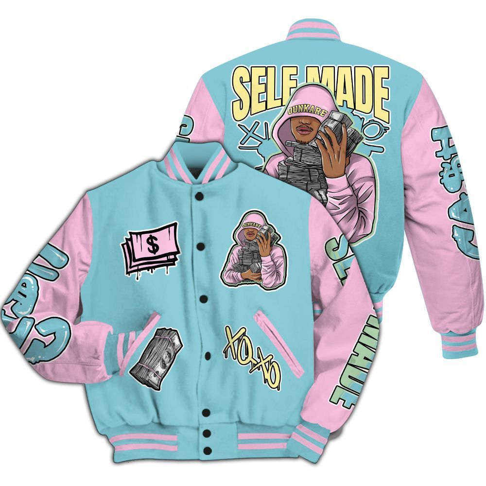 Varsity Jacket To Match SB Dunk Low Visty - Selfmade Unique All Over Print