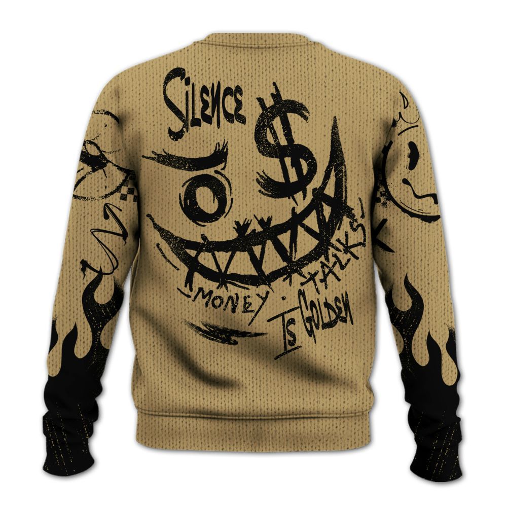 Knitted Sweater To Match Black LD 1000 - Mouth Burning Street Style