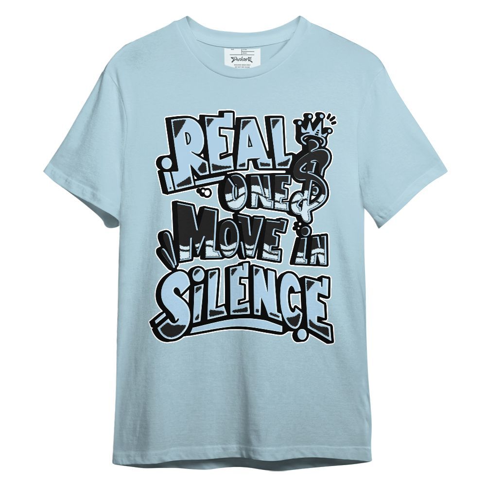 Shirt To Match Foamposite One Psychic Blue - Ones Move In Silence Graphic