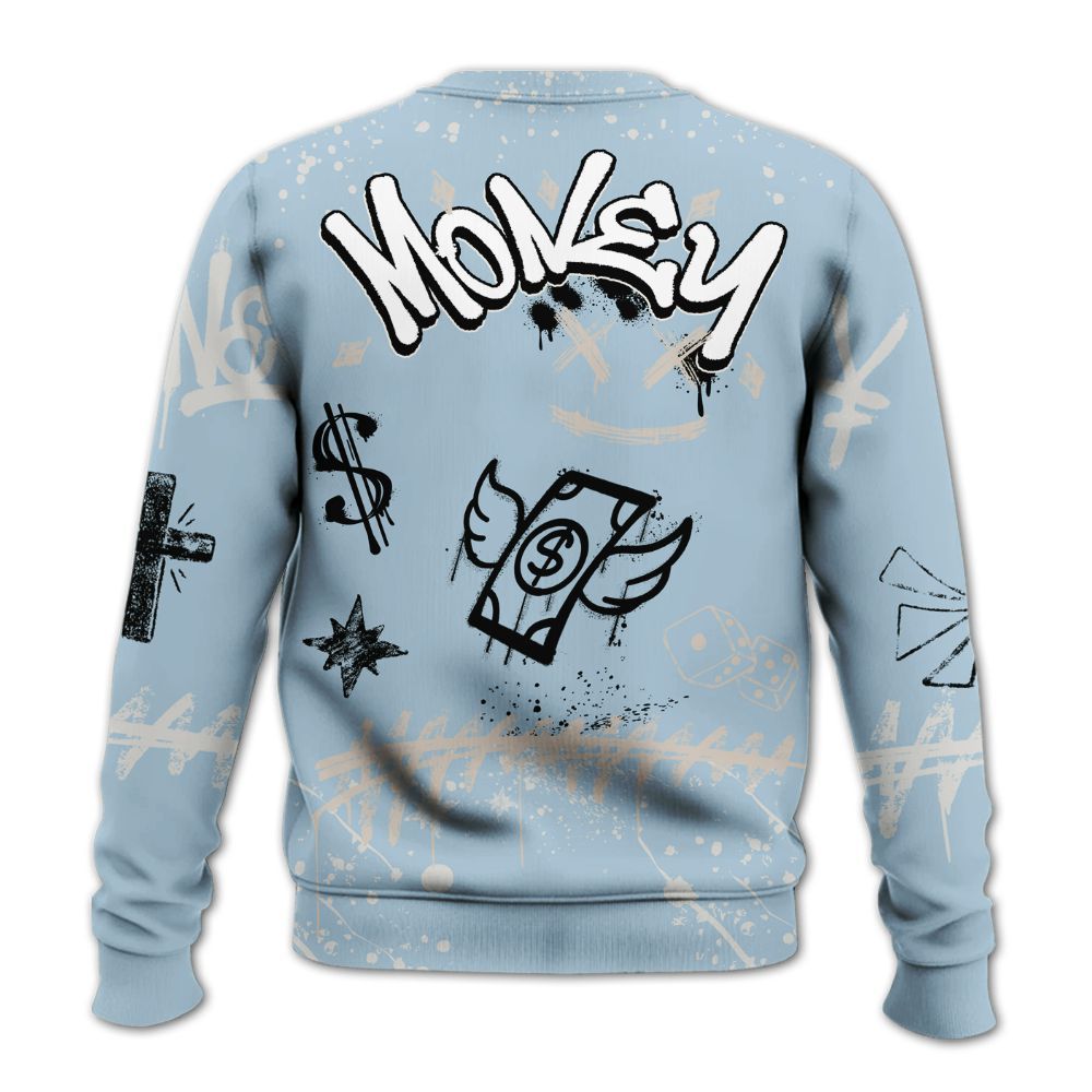 Sweatshirt To Match High OG Alaska 1s - Everybody Paid In Full Crayon All Over Print