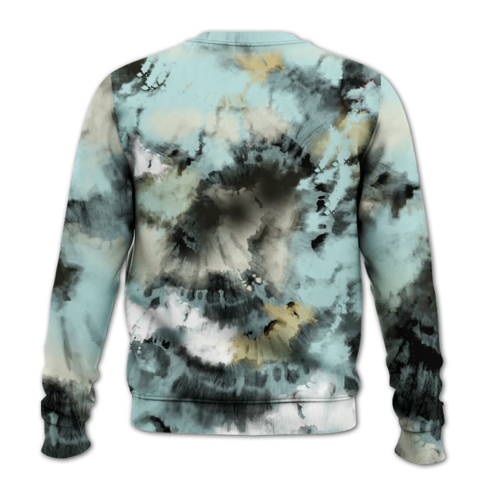 Sweatshirt To Match Pure Platinum 4s - God Blessed Tie Dye All Over Print