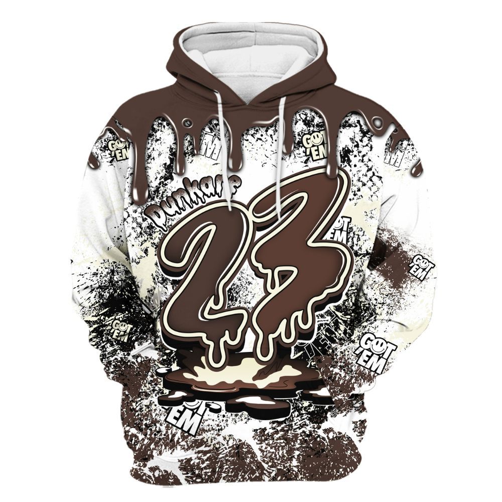 Hoodie To Match SoleFly Cafecito 12s - Dripping 23 Drip All Over Print