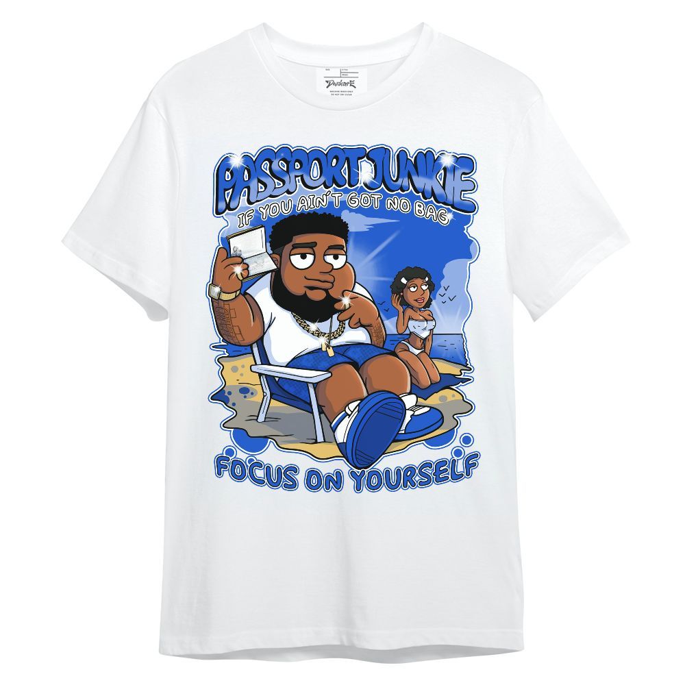Shirt To Match Air Foamposite One Royal - Passport Junkie Graphic Unisex Shirt