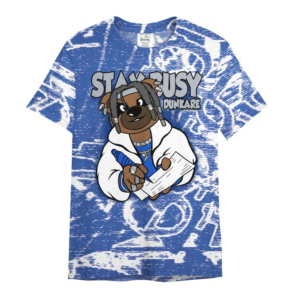 Shirt To Match Air Foamposite One Royal - Maintain Activity Bear Avant-Garde All Over Print