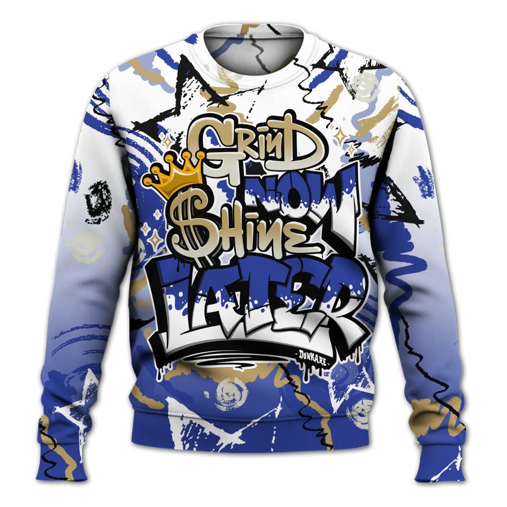 Sweatshirt To Match Air 180 Concord - Grind Shine Later Drip All Over Print