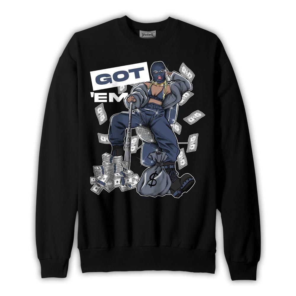 Sweatshirt To match Low Diffused Blue 11s Sweatshirt - Got Em Unique Graphic