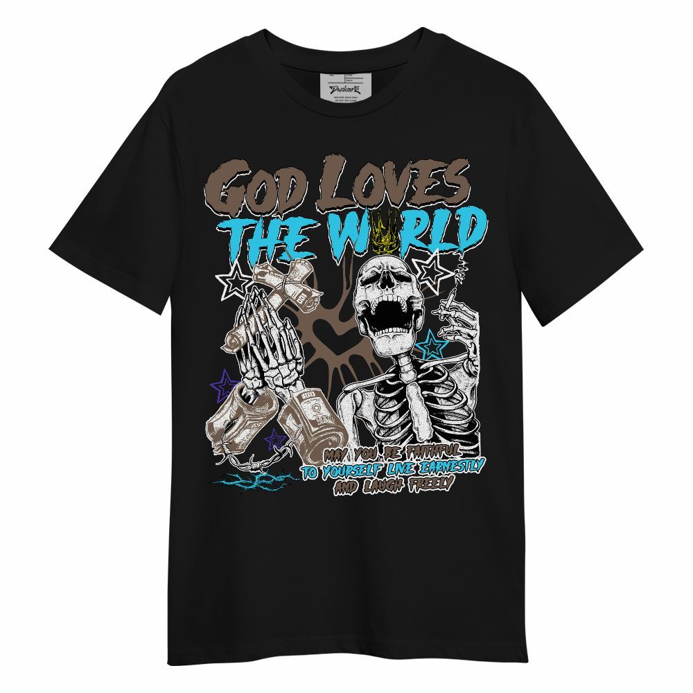 Shirt To Match Olive Concord 9s - God Loves The World Unisex Shirt