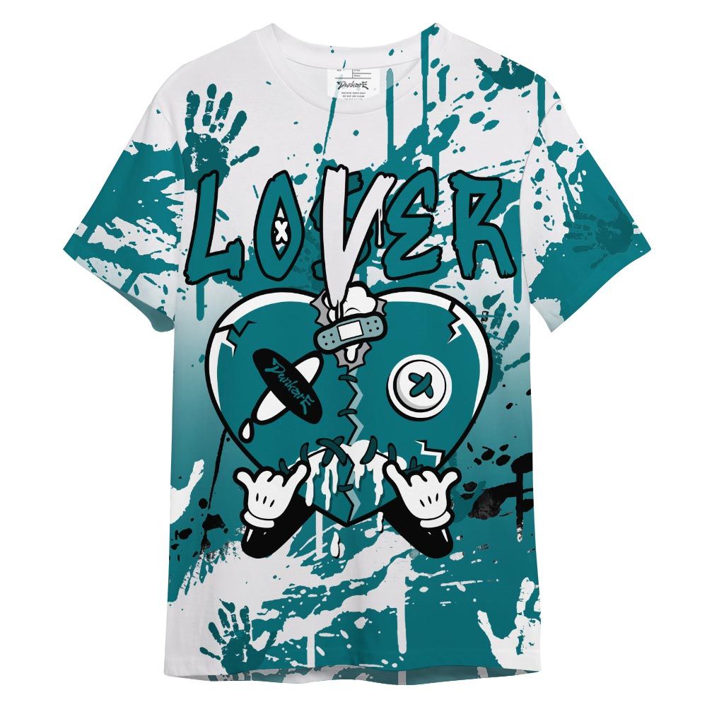 Shirt To Match Shirt Streetwear Loser Lover Drip Heart, Oxidized Green 4s T-- To Match Sneaker Oxidized Green 4s Graphic Tee NCT