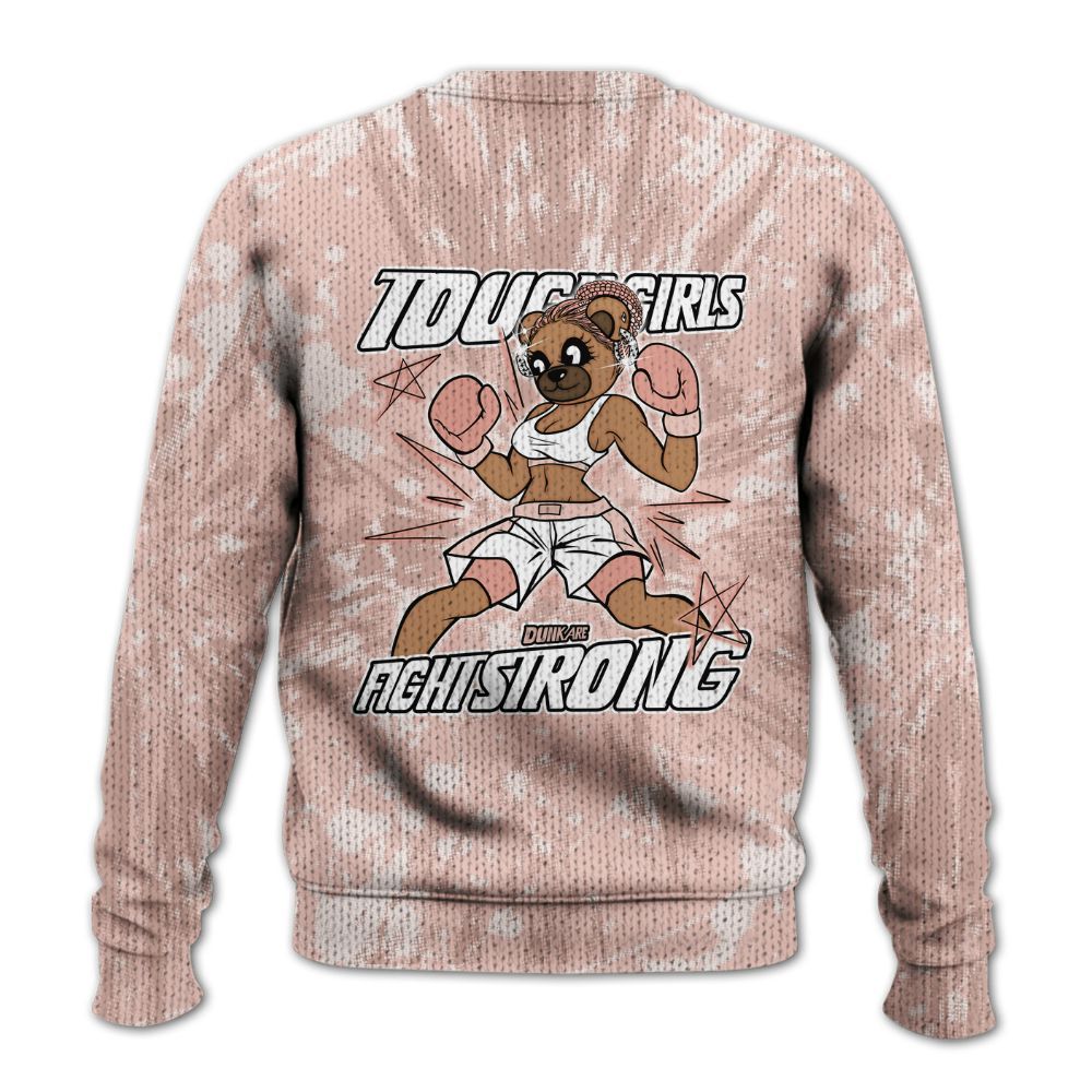 Knitted Sweater To Match Low Legend Pink 11s - Gritty Girls Bear Luxury